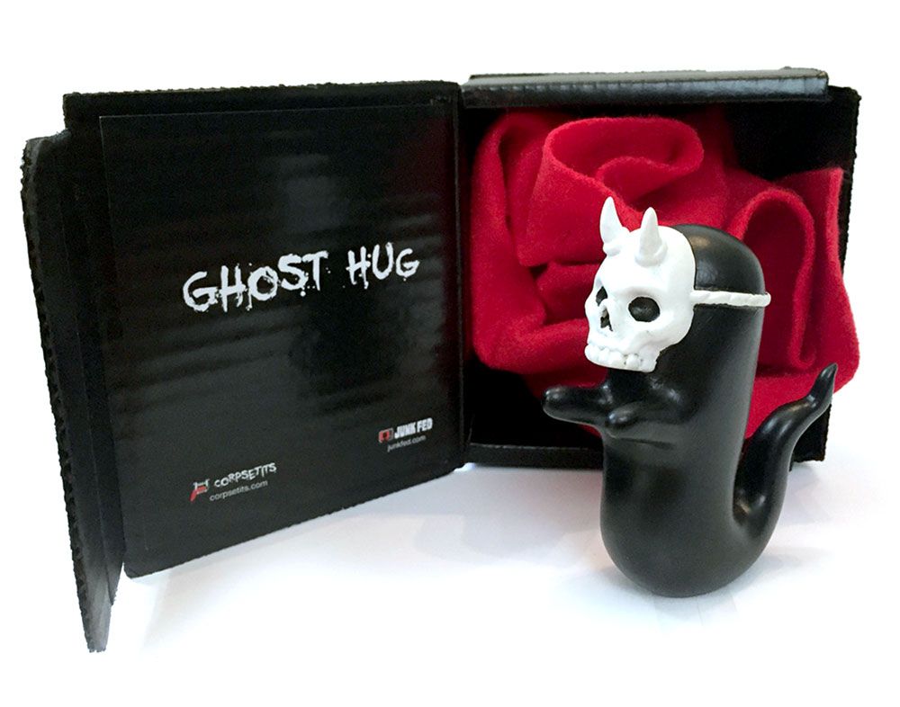 Junk Fed X Corpse Tits Ghost Hug Resin Figure Designer Toy • Vinyl Toy 